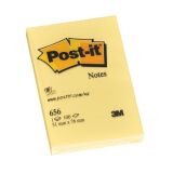 Notes repositionnables jaune classique Post-it 76 x 51 mm - bloc de 100 feuilles