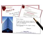 Carte de correspondance Avery Quick and Clean format 210 x 99 mm - 220gr - blanche - Pochette de 75