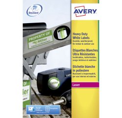 Etiqueta láser ultra resistente 63,5 x 38,1 mm Avery L7060-20 blanco - 420 etiquetas