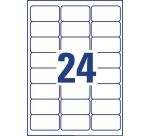 Etiquettes adresses jet d'encre 63,5 x 33,9 mm Avery J8159-100 - Boîte de 2400