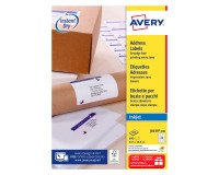 Etiquettes adresses jet d'encre 63,5 x 33,9 mm Avery J8159-100 - Boîte de 2400
