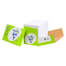 Papier recyclé A4 blanc 80 g Clairefontaine Equality - Boîte de 2500 feuilles