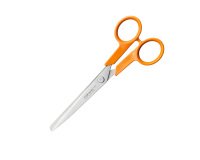 Schaar voor links- en rechtshandigen gemengde punt Fiskars 17 cm oranje