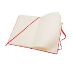 Carnet piqué Moleskine rigide 13 x 21 cm - ivoire ligné - 240 pages