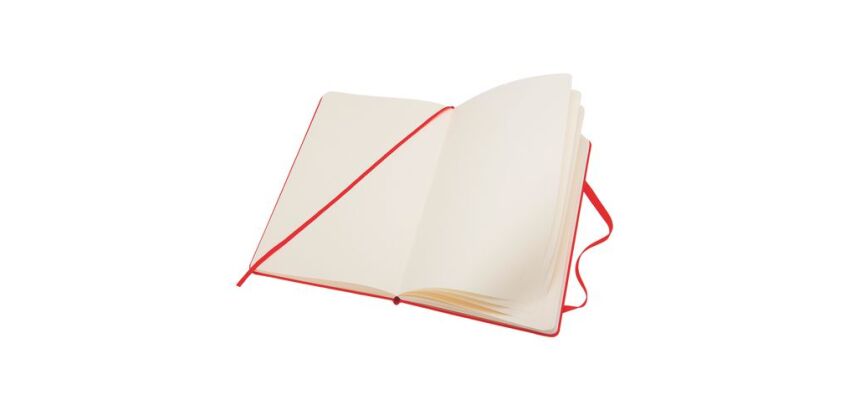 Cuaderno Moleskine rígido 13 x 21 cm marfil rayado 240 páginas