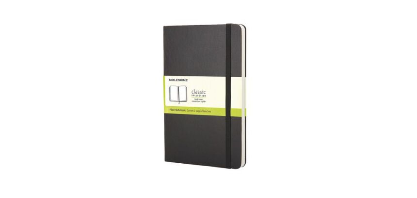 Cuaderno Moleskine rígido 13 x 21 cm marfil rayado 240 páginas