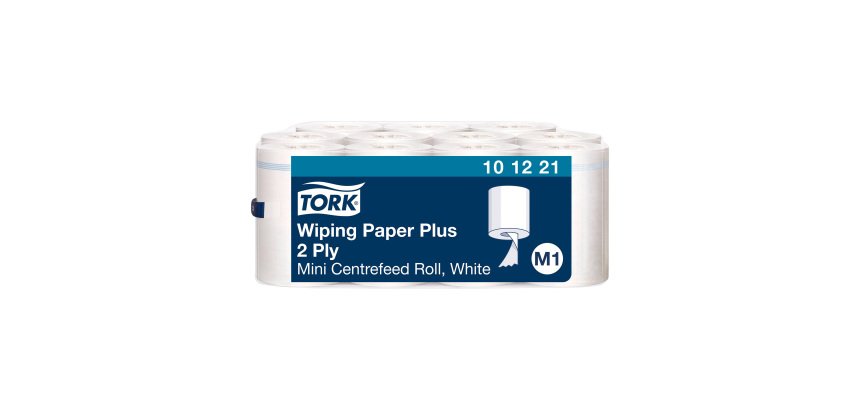 Mini afdroogrollen voor Tork M1 Advanced Plus, wit - Doos van 11