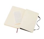 Carnet Moleskine souple 13 x 21 cm ivoire ligné 192 pages