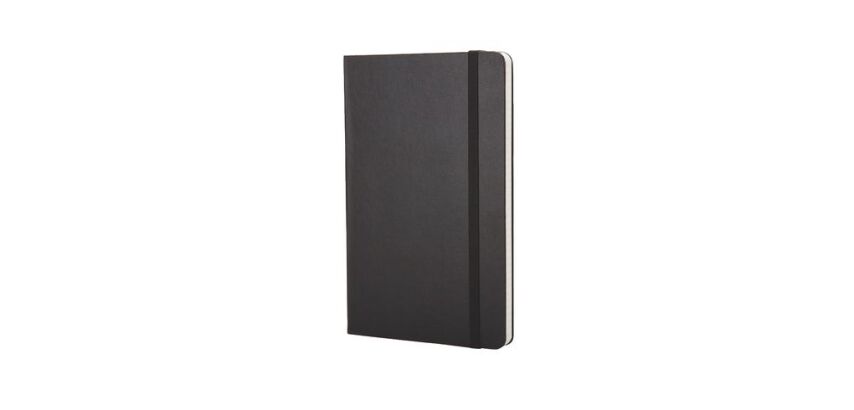 Notitieboekje Moleskine sterk 13 x 21 cm ivoor geruit 5 x 5 240 pagina's
