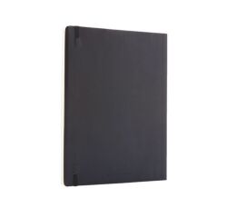 Notebook Moleskine flexible 19 x 25 cm ivory lined 192 pages - black 