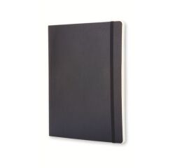 Cuaderno Moleskine flexible 19 x 25 cm marfil rayado 192 páginas negro