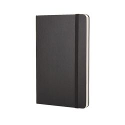 Carnet piqué Moleskine rigide 13 x 21 cm - ivoire ligné - 240 pages