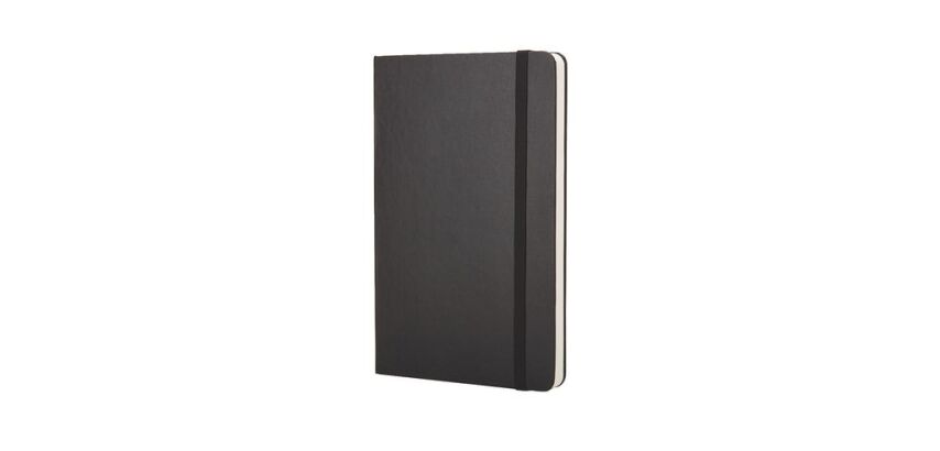 Notizbuch Moleskine stark 13 x 21 cm Elfenbein liniert 240 Seiten