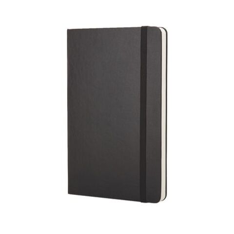 Cuaderno Moleskine rígido 13 x 21 cm marfil rayado 240 páginas azul oscuro