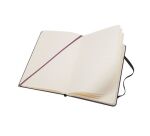 Carnet piqué Moleskine rigide 13 x 21 cm - ivoire uni - 240 pages