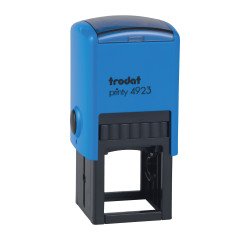 Trodat Printy 4923 sello con texto personalizable 6 líneas 30 x 30 mm monocromo