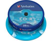 Bobina 25 CD-R VERBATIM 52x Extra Proteccion 700MB, 80m