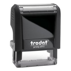 Timbro TRODAT Printy 4911 personalizzato - 38 x 14 mm max 4 righe nero