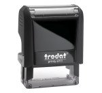 Tampon texte personnalisable Printy 4911 Trodat monochrome 3 lignes