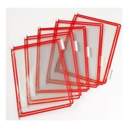 Pack 10 Fundas A3 rojas para Clasificador Tarifold