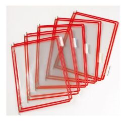 Pack 10 Fundas A3 rojas para Clasificador Tarifold