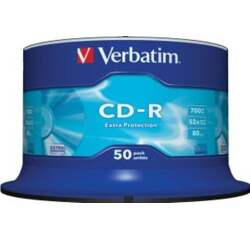 Bobina 50 CD-R VERBATIM 52x Extra Proteccion 700MB, 80m