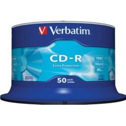 Bobina 50 CD-R VERBATIM 52x Extra Proteccion 700MB, 80m