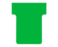 Fiches T standard 45 mm vert le lot de 100