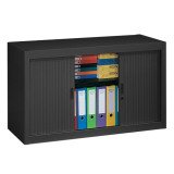 Armoire métal à rideaux démontable Classique H 70 x L 120 cm unicolore