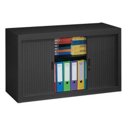 Armoire métal à rideaux démontable Classique H 70 x L 120 cm unicolore