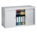 Armario de oficina metálico desmontable Clásico con puertas de persianas