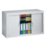 Armoire métal à rideaux démontable Classique H 70 x L 120 cm unicolore