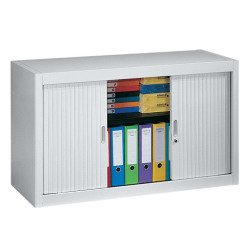 Armoire métal à rideaux démontable Classique H 70 x L 120 cm unicolore