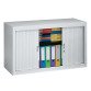Armoire métal à rideaux démontable Classique H 70 x L 120 cm unicolore