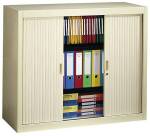 Armoire métal à rideaux démontable Classique H 100 x L 120 cm unicolore