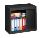 Armoire métal à rideaux démontable Classique H 70 x L 80 cm unicolore