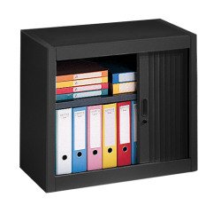 Armoire métal à rideaux démontable Classique H 70 x L 80 cm unicolore