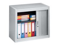 Armoire métal à rideaux démontable Classique H 70 x L 80 cm unicolore