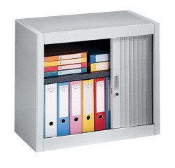 Armoire métal à rideaux démontable Classique H 70 x L 80 cm unicolore