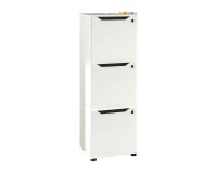 Libreria a giorno Easy Cube 3 caselle L 41 x P 40 x H 121,6 cm colore bianco
