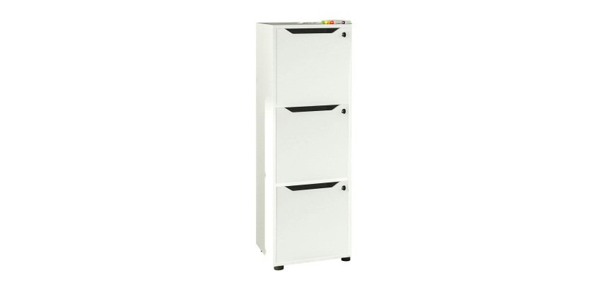 Easy Cube open bookcase with 3, 6 or 9 compartments, depth 40 x height 121.6 cm