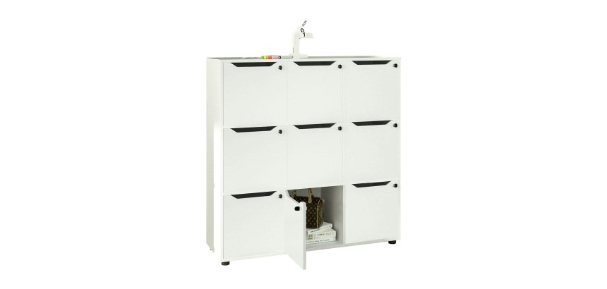 Libreria a giorno Easy Cube da 3, 6 oppure 9 caselle p 40 x h 121,6 cm