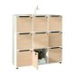 Libreria Artexport Easy Cube Grigio 1.210 x 400 x 1.190 mm