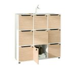 Easy Cube open bookcase with 3, 6 or 9 compartments, depth 40 x height 121.6 cm