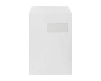 Die Königskrone Weißes Vellum-Umschlag 229 x 324 mm 90 g mit Fenster 50 x 110 mm - Box mit 250 Stück