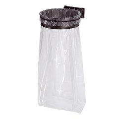 Soporte de bolsas de basura pared 110 L Rossignol Ecollecto negro