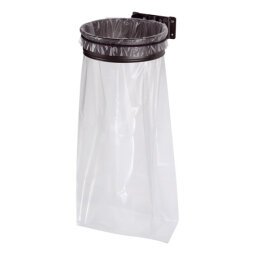 Support de sacs poubelles mural 110 L Ecollecto Rossignol noir