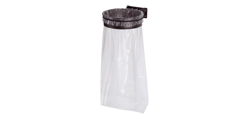 Garbage bag holder with wall attachement 110 L Rossignol Ecollecto black