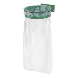 Support de sacs poubelles mural 110 L Ecollecto Rossignol vert