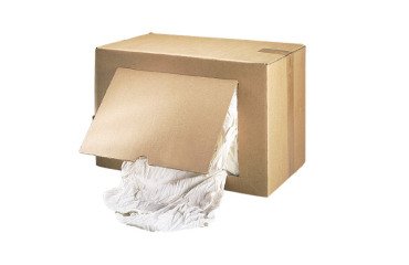 Chiffon textile blanc optique